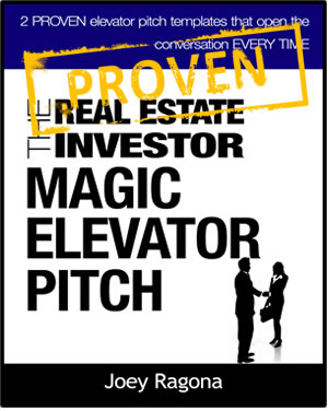 real estate investment elevator pitch examples